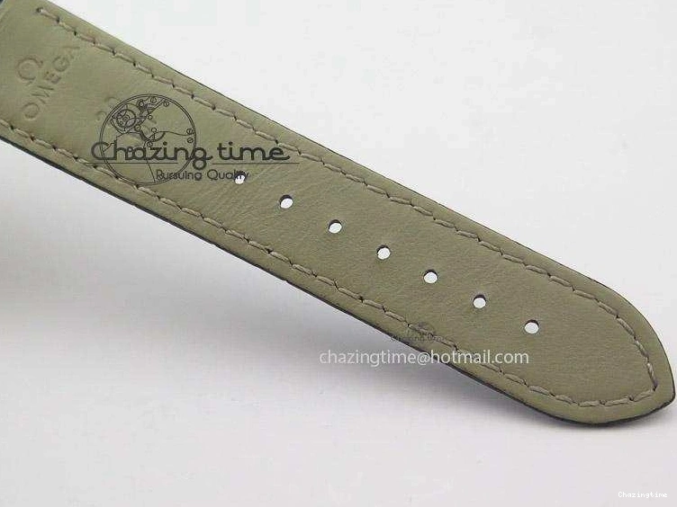0721 Globemaster Master Chronometer SS V6F Best Edition White Dial On Black Leather Strap A FastDry 8269